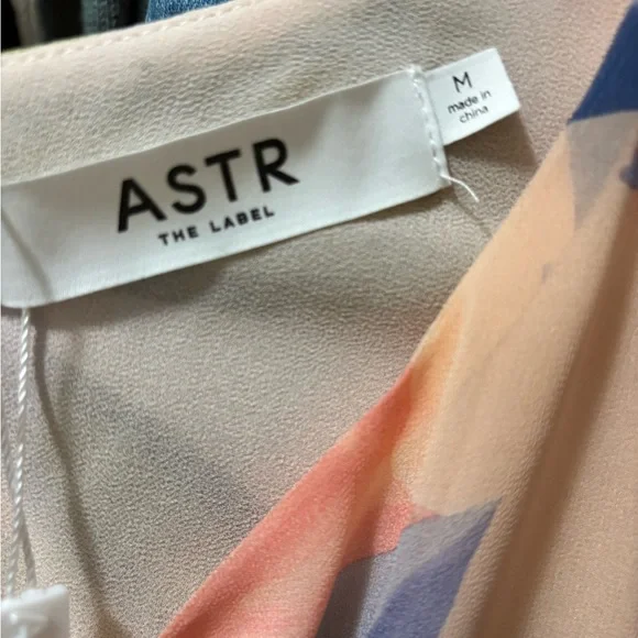 Astr One-Shoulder Floral Dress in Pink and Purple - Picture 6 of 14